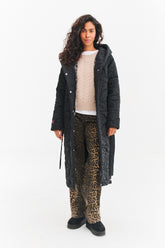 Anabelle Noir quilted coat